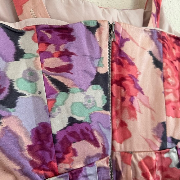 Betsey Johnson Collection Floral Silk Dress - Picture 8 of 11